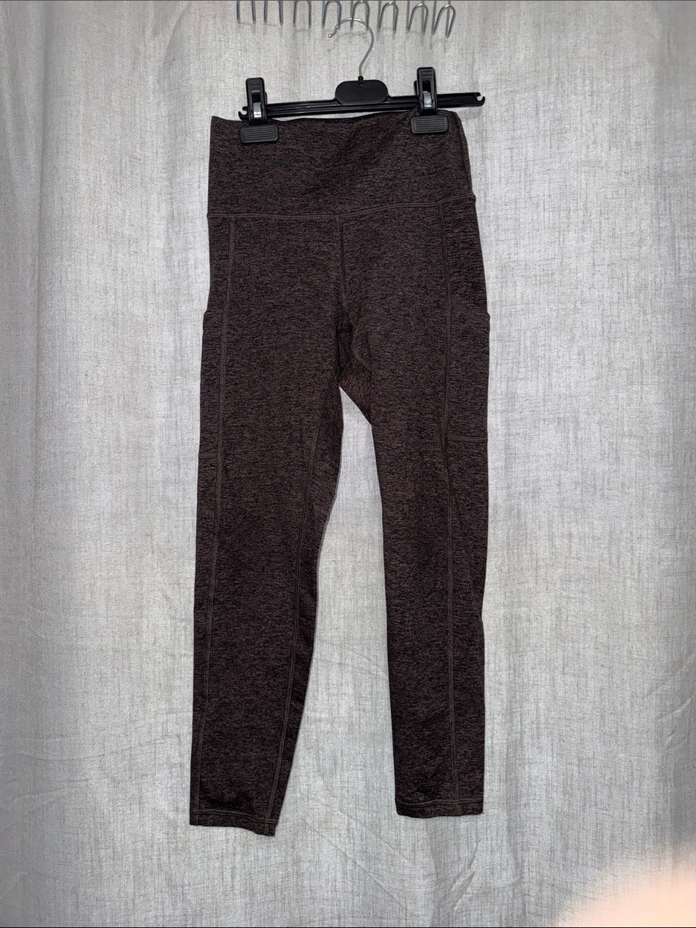 American Eagle Aerie Small Chill Play Move Leggings Dark Heather Brown